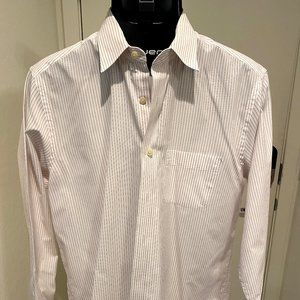 Maroon Stripe Long Sleeve Shirt